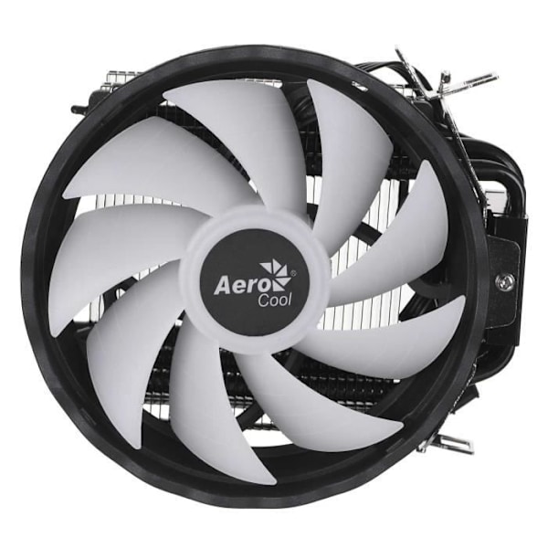RAVEN 3 RGB PROSESSEURITUULETIN, MUSTA AEROCOOL AEROPGSRAVE3-FRGB-4P