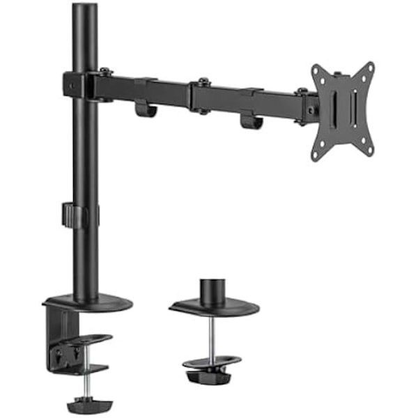AISENS - DT32TSR-147 - Roterende og vippebordsmontering til skærm/tv 9 kg (3 drejninger, 1 arm) 17-32, sort Sort