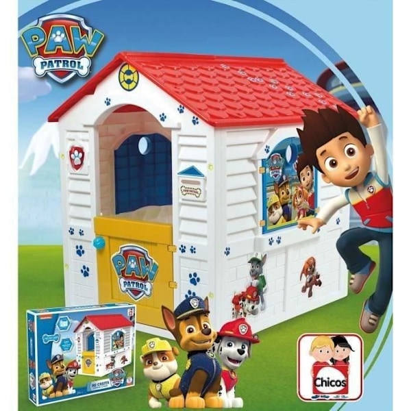 PAW PATROL Plast børnehus - Mål 84 x 103 x 104 cm Flerfärgad