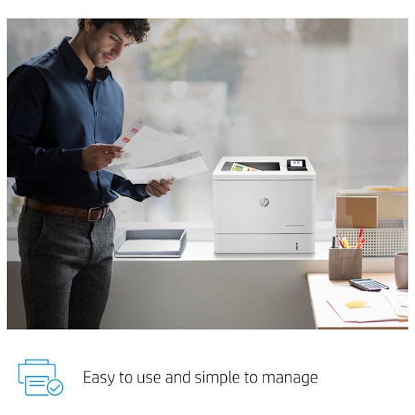 Värilaserprinteri - HP - M554DN - 33 ppm (musta) - 35 ppm (väri) - A4
