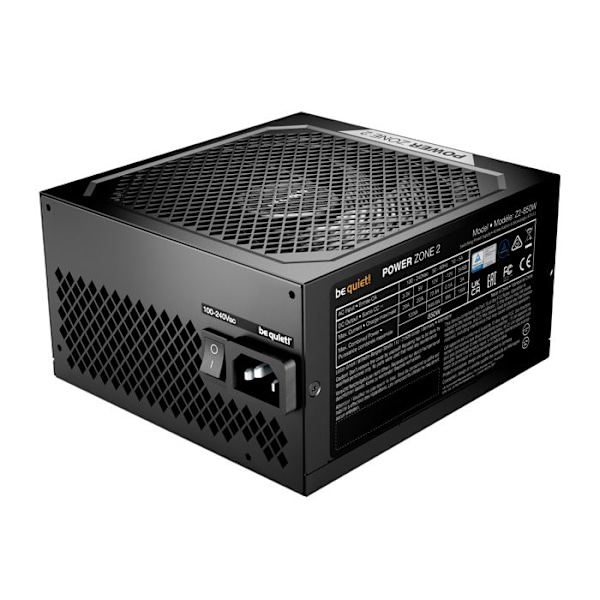 Ruoka - BEQUIET - Power Zone 2 - 850W - 80 PLUS Platinum - ATX 3.1 - PCIe 5.1
