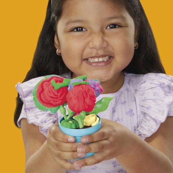 Play-Doh Min have af blomster, sæt med modelleringslugt inspireret af havearbejde og natur, kreative aktiviteter for børn, fra 3 år. Flerfärgad