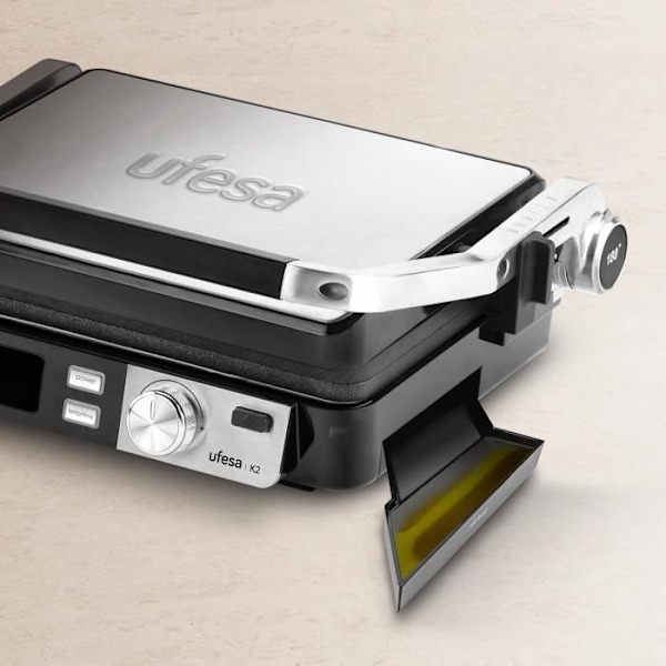 Elgrill - Ufesa - PR K2 - 2000W - Non-stick plader - LCD skærm