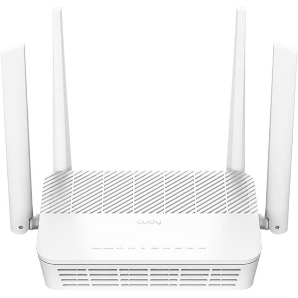 WiFi 6 Router - CUDY - AX3000 - WAN 2,5 Gbit/s - 4 RJ45 Porte - MU-MIMO - VPN Support