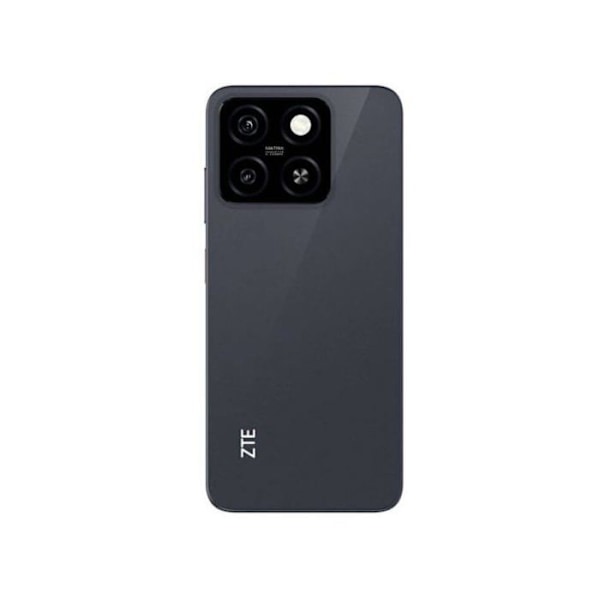 ZTE Blade A55 -älypuhelin Starry Black -värillä, 6,75" 90 Hz Full HD+ -näyttö, 1080 x 2400 pikseliä, 8 Gt RAM DDR4 + 128 Gt eMMC ja