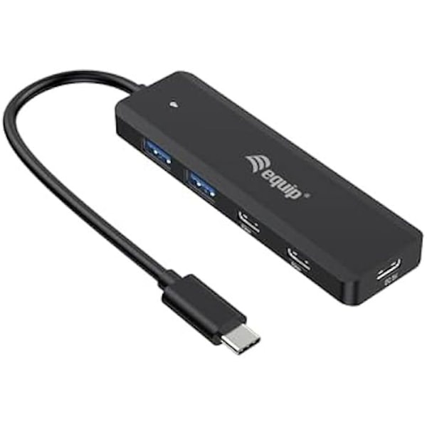 USB Hub - EQUIP - 128964 - 4 porte USB 3.2 Gen 1 - 2 porte USB-C - 2 porte USB-A