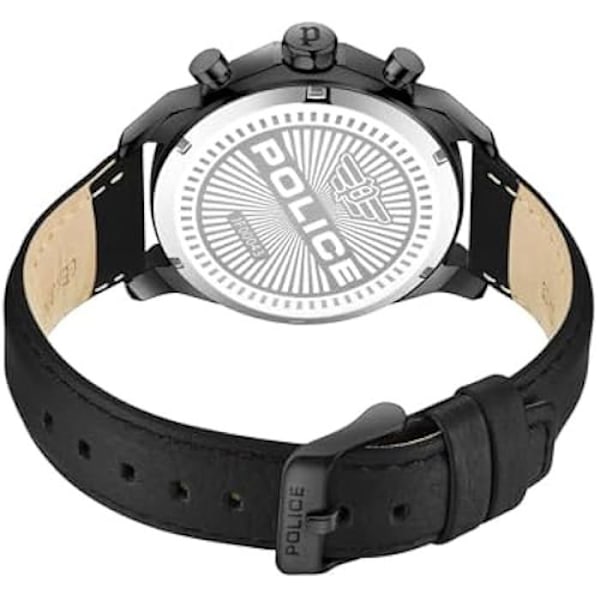Ur - POLICE - PEWJF0004303 - Analog - Kvarts - Rustfrit Stål Rustfrit stål, sort