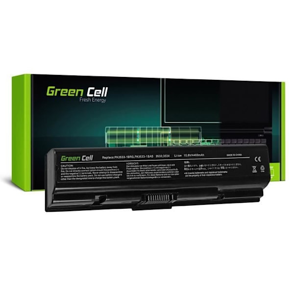 Green Cell Battery PA3534U-1BRS PA3534U-1BAS PA3533U-1BRS för Toshiba Satellite A200 A300 A500 L300 L500 A205 A210 A305 A505 L200