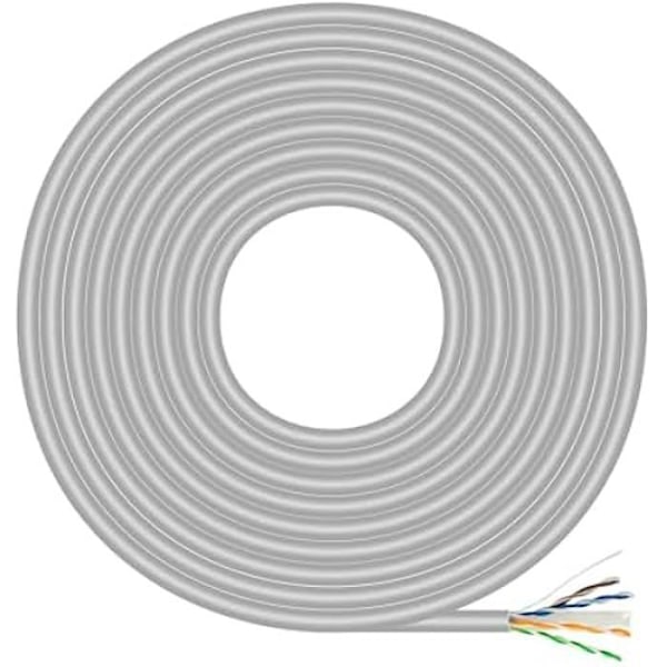 AISENS - A135-0750 - RJ45 Kat.6 UTP Rigido AWG23 CCA (legering) netværkskabel, grå, 305M
