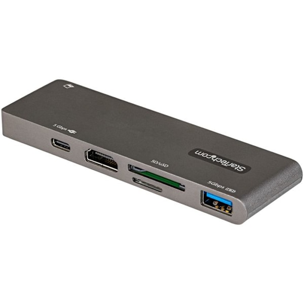 StarTech USB-C -moniporttinen sovitin MacBook Prolle/Airille - USB Type-C - HDMI 4K, 100 W virransyöttö, SD/MicroSD-paikka,