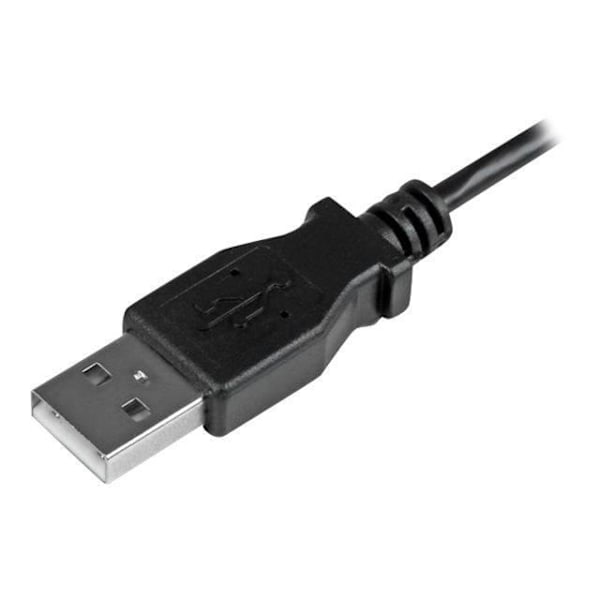 50 cm vasemmalle kulmassa USB-mikro-USB-kaapeli - STARTECH - Musta - Suojattu