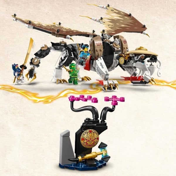LEGO® 71809 NINJAGO er lig med Dragemesteren, Ninja-legetøj med 5 Ninja-minifigurer inklusive Lloyd og Nya-karakterer Flerfarvet