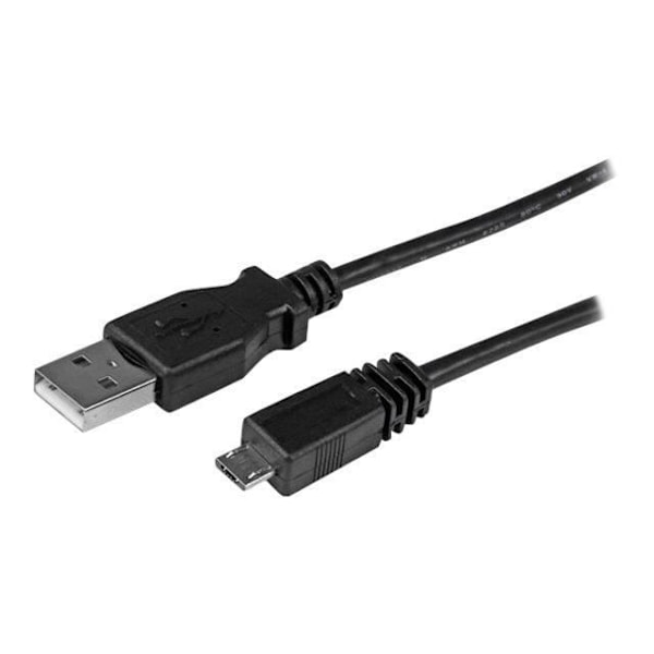 50 cm USB 2.0 A - Micro B kaapeli - STARTECH - UUSBHAUB50CM - Musta - Elinikäinen takuu