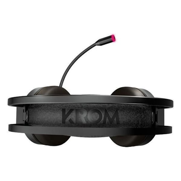 Krom Kappa RGB Gaming Headset med Mikrofon - Sort svart