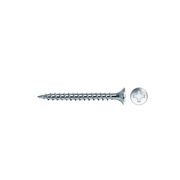 Kartong med 1000 CELO ZINQUÉ träskruvar 4x15mm VLOX
