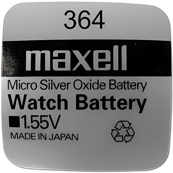 Batteri ur 364 (SR621SW) SR60 1.55V Maxell
