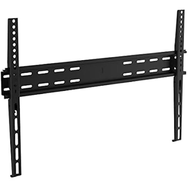 DCU Teknologic | Fast vägg TV-enhet | TV-stöd för skärmar | 37''-70'' VESA Max. 600x400mm | Max lastvikt 70 kg Svart