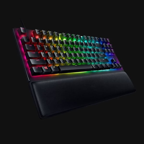 Spilkeyboard - Razer - Huntsman V2 TKL - Optisk - Baggrundsbelyst - QWERTY Sort