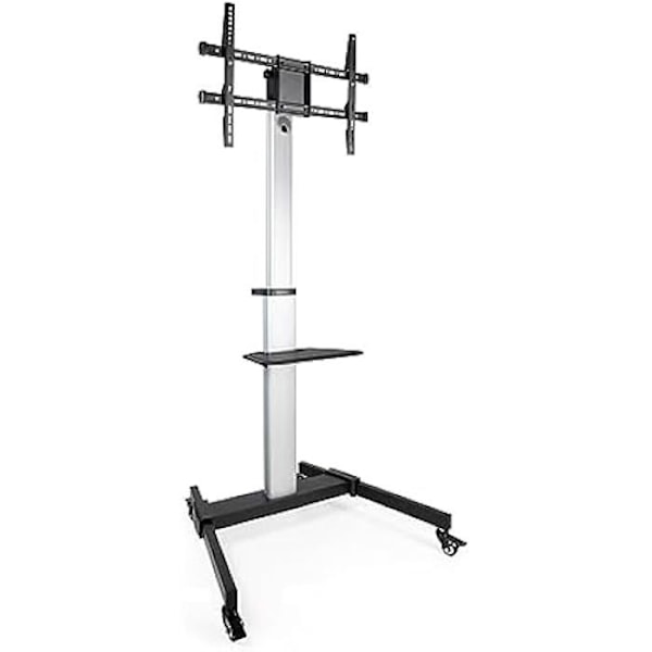 Hera golvstativ i aluminium med hjul för skärmar från 37" till 86" - TOOQ FS1886M-B