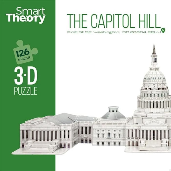 Puzzle 3D - ColorBaby - Capitole - 126 dele - Model 49660 - Multicolor