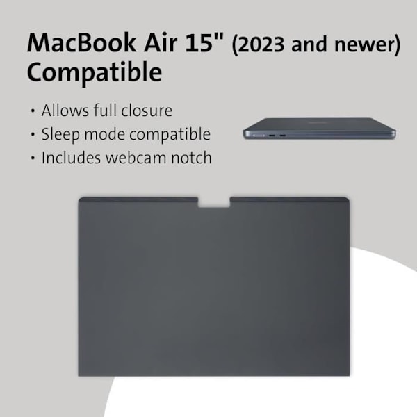 Kensington MagPro Elite - Magneettinen Yksityisyysfiltri MacBook Air 15'' M2, 2023