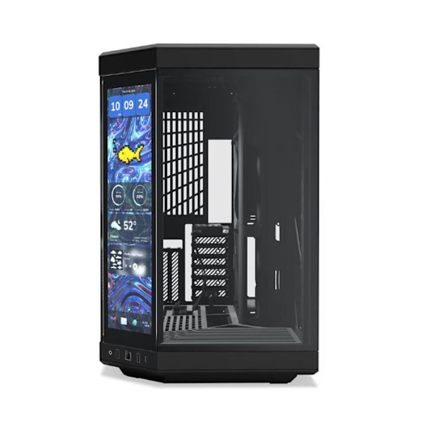 PC-kotelo - Hyte - Y70 Touch Infinite ATX - Musta - Lasiovi - Useita USB-portteja