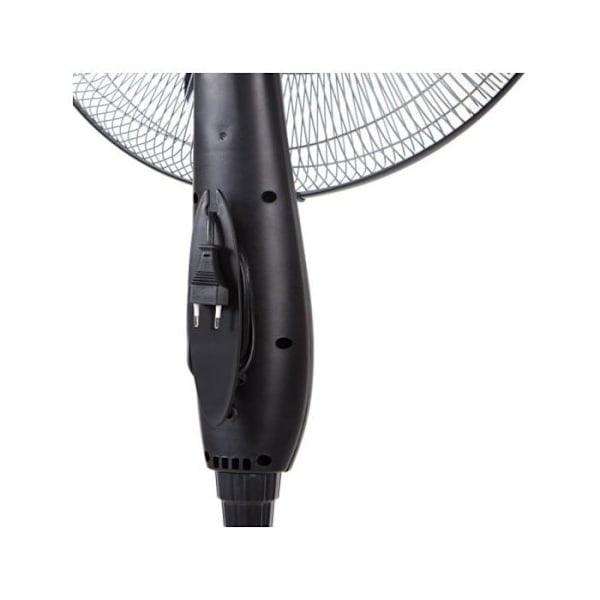 Gulvventilator - Orbegozo - SF 0156 - 45 cm - Sort/Sølv - 3 hastigheder Svart silver