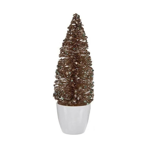 liten mint champagne plast julgran 9 x 28 x 9 cm