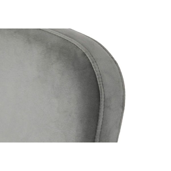 Lænestol - DKD Home Decor - Metal - Grå - 62x76x76 cm - 1 plads - Moderne design grå