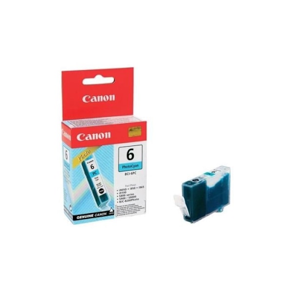 CANON Pakke med 1 fotoblækpatron - BCI-6PC - Cyan - standardkapacitet 13 ml
