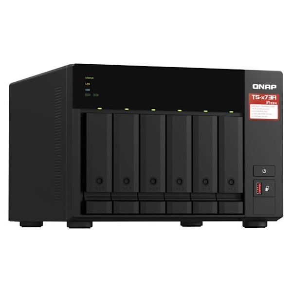 QNAP TS-673A NAS Tower Ethernet