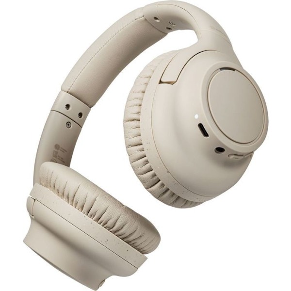 Bluetooth-kuulokkeet - AUDIO TECHNICA - Beige - Akunkesto 90 tuntia - Langattomat - Sisäinen mikrofoni Beige
