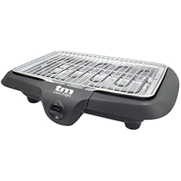 TM Electron TMPGR010 Desktop elektrisk grill, 2 300 W, 873 cm² yta, anti-röksystem med vatten med 5 nivåer av