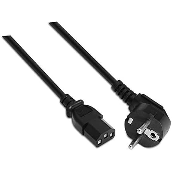 CPU Virtakaapeli - AISENS - A132 - 3M - Puhtaa Kuparia - AWG18 - Musta