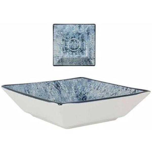 Kulho - LA MEDITERRÁNEA - Electra - Posliini - 18 x 18 x 5 cm - Monivärinen - 24 kpl Flerfärgad