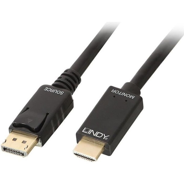 LINDY DisplayPort-kabel til HDMI 4K30 (DP: passiv) - 2m