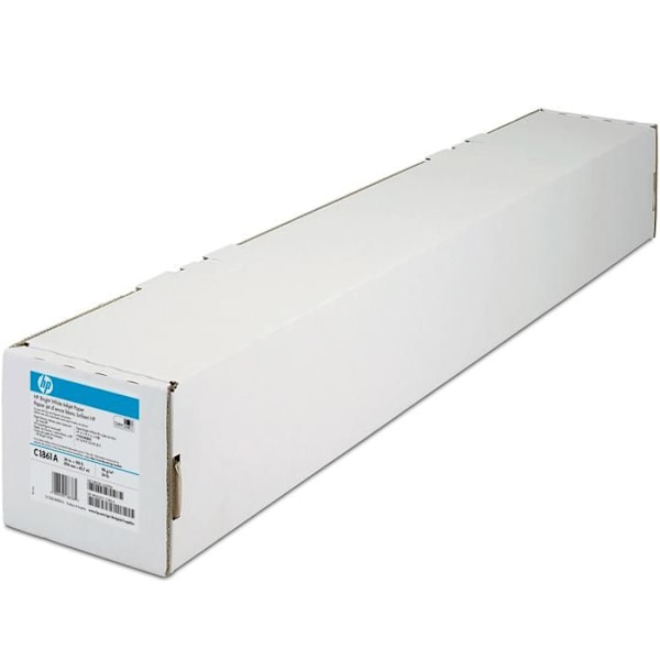 Tulostuspaperi - HP - Kirkas valkoinen - Kiiltävä mattapinta - 91,4 cm x 91,4 m - 90 g/m²