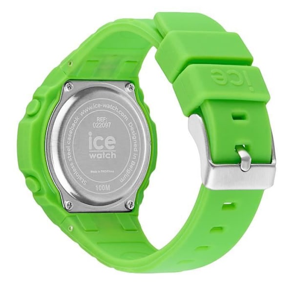 ICE WATCH Ur - Unisex - 022097 - Grøn silikone - Vandtæt 10 ATM Grön