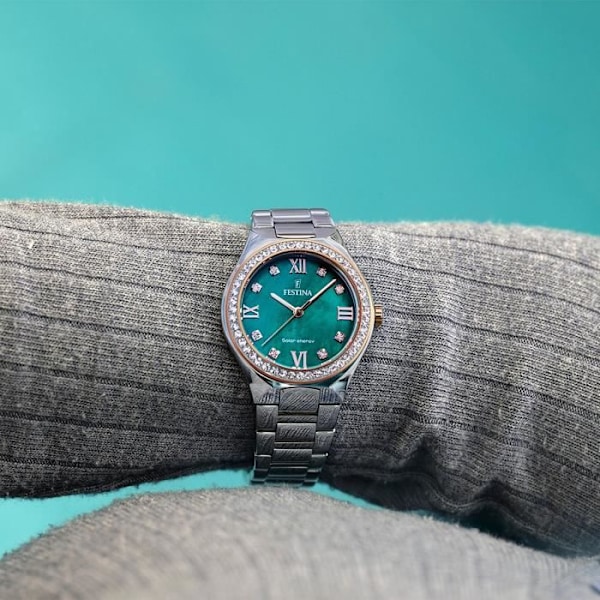Montre Dame FESTINA SOLAR ENERGY i Grå Stål - 244211 Grå