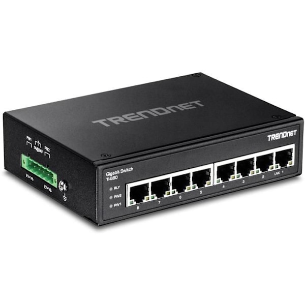 Ethernet-switch - TRENDNET - TI-G80 - 8 porte - Uforvaltet - L2