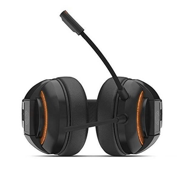 Headset med Micro Gaming KROM Kode 7.1 Virtual NXKROMKDE - Svart