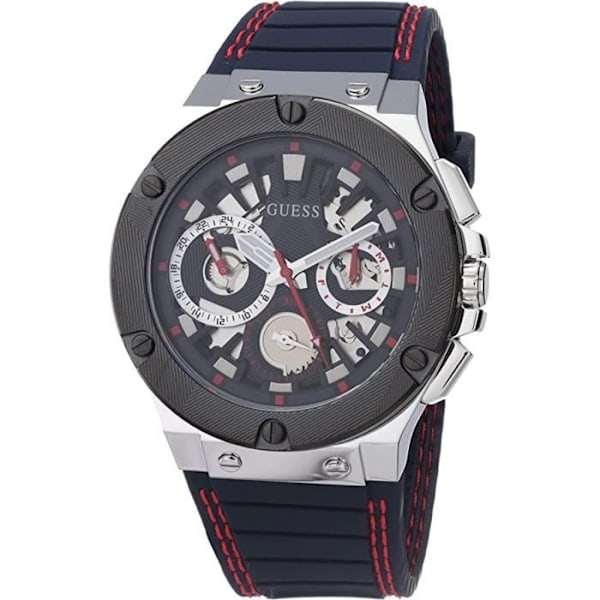 Klocka - Guess - Circuit GW0487G1 - Kvarts - Rostfritt stål - 44 mm - Sport Mörkblå