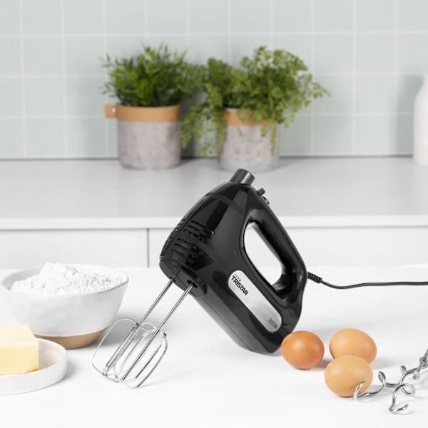 TRISTAR MX-4201 Håndmixer - 300W - Sort - 6 hastighedsindstillinger