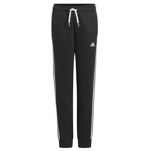 Lapsipaita - Adidas - Essentials 3-raidat - Musta - Hengittävä - Jalkapallo Svart 7-8 år gammal