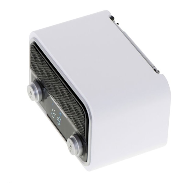 Bluetooth-radio, FM-viritintä, MP3-luento, USB-portti ja SD-kortti, Langaton, Kannettava Adler AD1185 Valkoinen 39181
