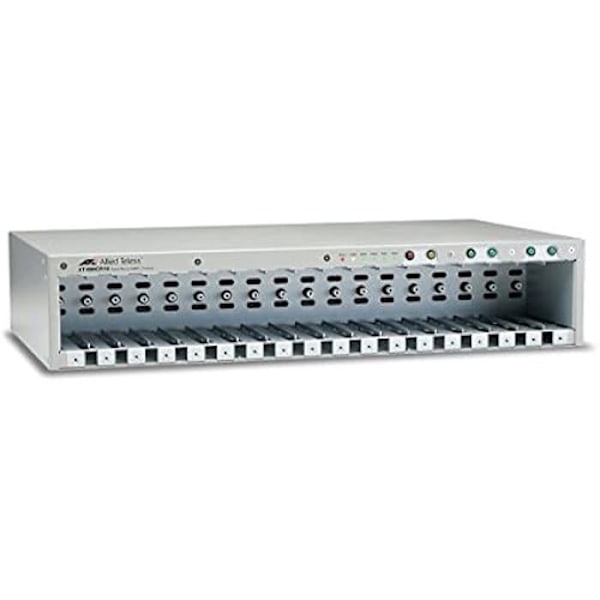 Modulær udvidelsesbase - Allied Telesis - Mediekonvertering rackmonteret chassis - TAA-kompatibelt