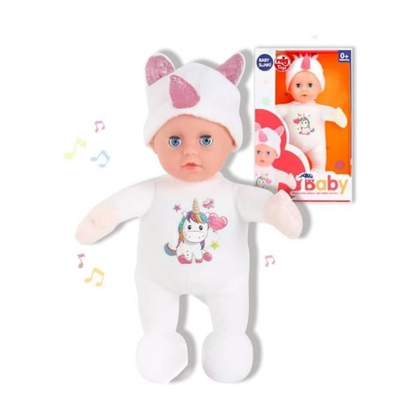 Babydukke Reig 25 cm Unicorn Plys legetøj
