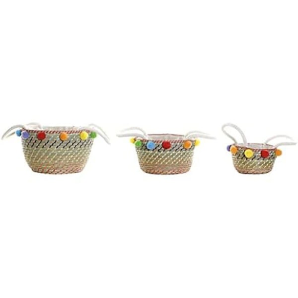 Korgset - DKD Home Decor - Flerfärgad - Polyester - 57 x 45 x 42,5 cm - Att montera själv Flerfärgad