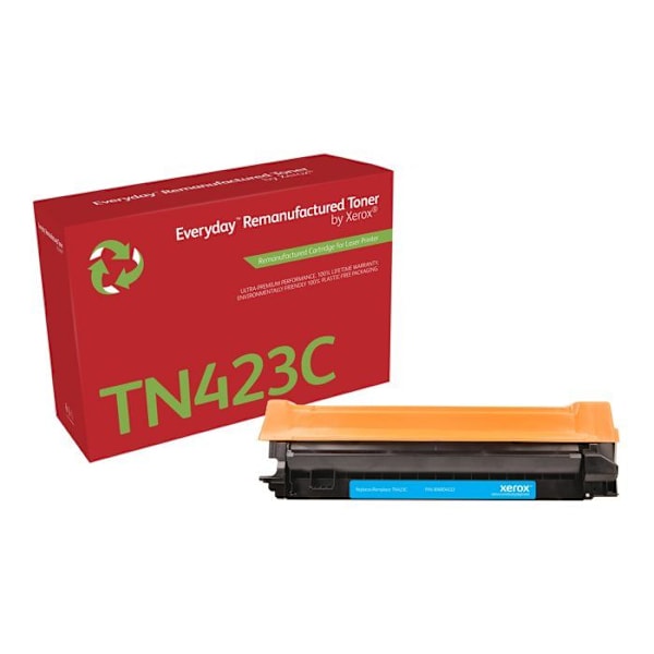 Xerox renoverad cyan tonerkassett för vardagsbruk för Brother TN423C - High Yield (XL) - 4000 sidor
