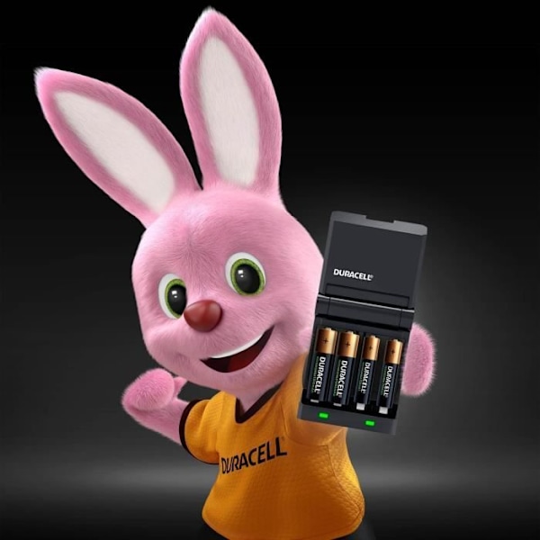 Duracell batterioplader 45min oplader til 4 AA/AAA batterier